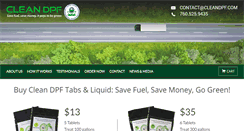 Desktop Screenshot of cleandpf.com